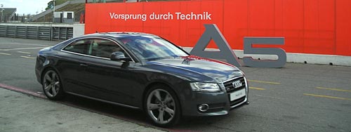 Audi A5 en el autódromo
