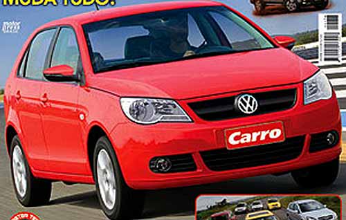 Nuevo Volkswagen Gol - Foto: tapa de junio de la revista Carro.