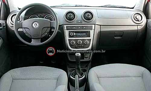 Interior del nuevo VW Gol - Foto: Noticias Automotivas