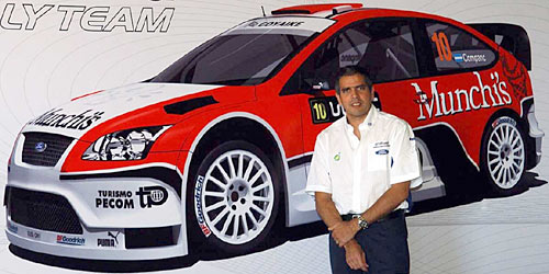 Luis Pérez Companc piloto del Munchi's Ford World Rally Team
