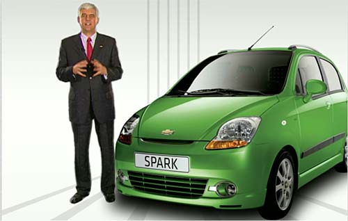 Chevrolet Spark y Edgar Lourencon, presidente de GM Argentina