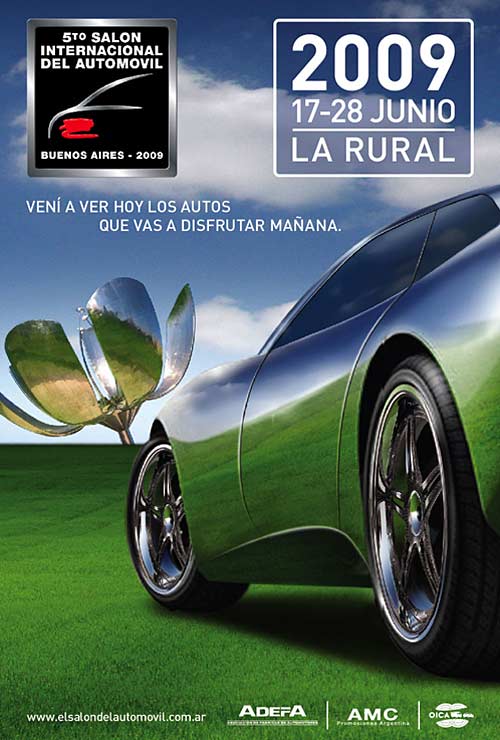 Afiche Salón del Automóvil 2009