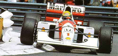 Ayrton Senna y su McLaren