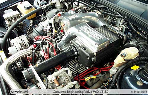 El motor de la rural Volvo de 400 hp de Paul Newman