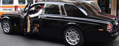 El Rolls-Royce de Mario Roberto Segovia - Foto: Rosario3