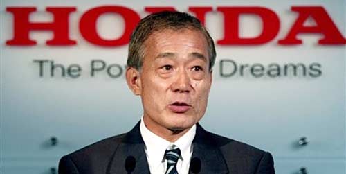 Takeo Fukui, presidente de Honda