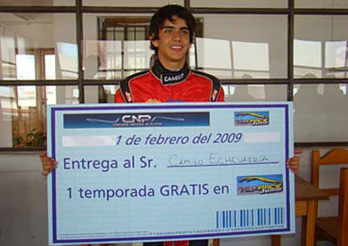 Camilo Echevarría ganó el concurso de pilotos