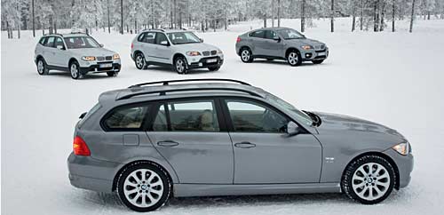 BMW en la nieve