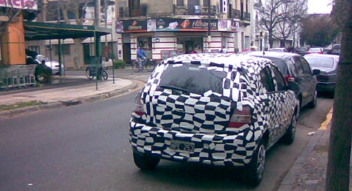 Chevrolet Agile por las calles de Rosario - Foto: Fernando P.