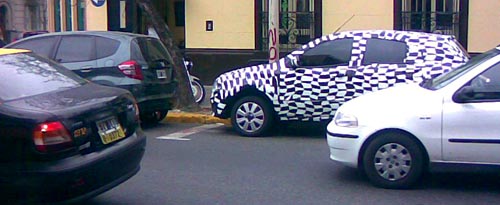 Chevrolet Ágile por las calles de Rosario - Foto: Fernando P.