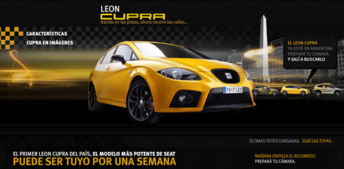 Concurso Seat León Cupra