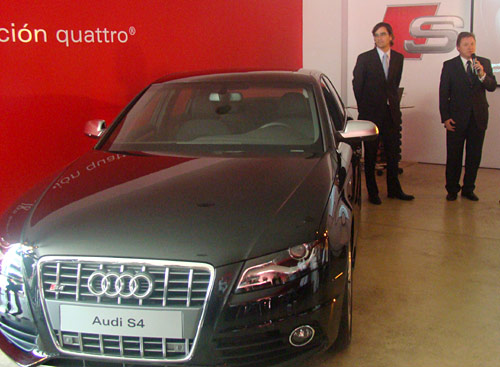 Presentación del Audi S4 en el Gálvez