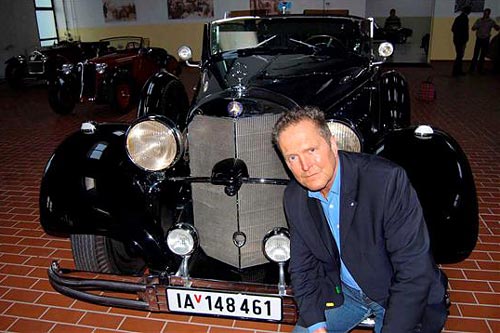 Michael Fröhlich y el Mercedes 770 K que usó Hitler