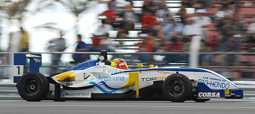José María López giró sobre un Fórmula 3 Sudamericana - Foto: Prensa JM López