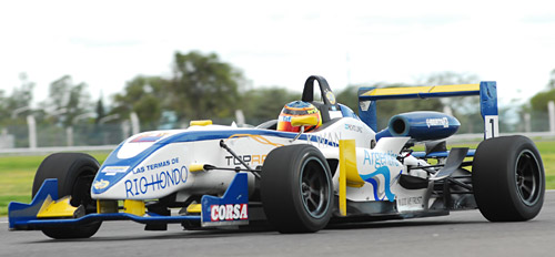 José María López giró sobre un Fórmula 3 Sudamericana - Foto: Prensa JM López