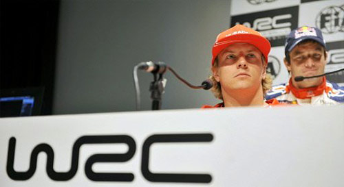 Kimi Raikkonen y Sebastian Loeb