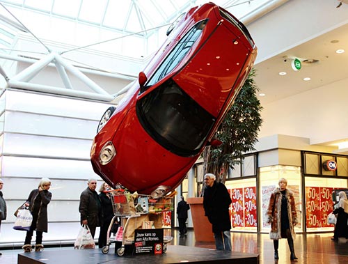Acción de Alfa Romeo en  Bélgica creada por la agencia Duval Guillaume.