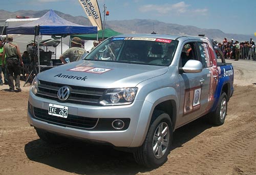 La VW Amarok en el Dakar.
