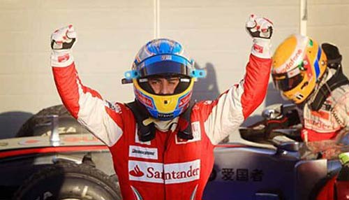 Fernando Alonso ganó en Barhein con Ferrari