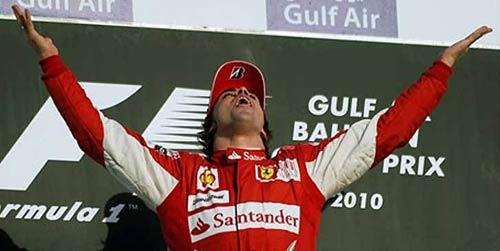 Fernando Alonso ganó en su debut con Ferrari.