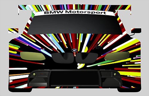 El diseño que propuso Jeff Koons para su BMW Art Car