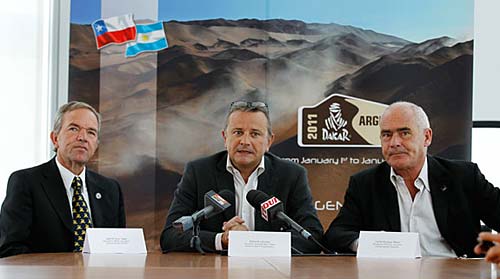 Confirmación del Dakar Argentina-Chile 2011