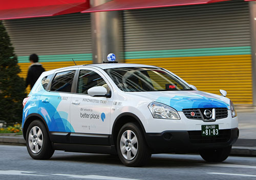 Taxi Nissan Qashqai modificadas por Better Place