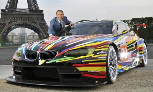 El BMW M3 GT2 art car creado por Jeff Koons
