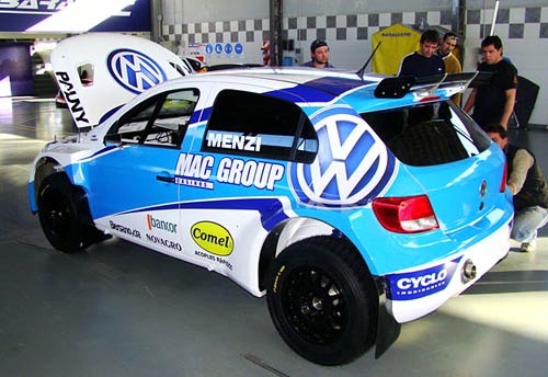 El VW Gol Trend de Claudio Menzi - Foto: Autorotulo (Facebook).