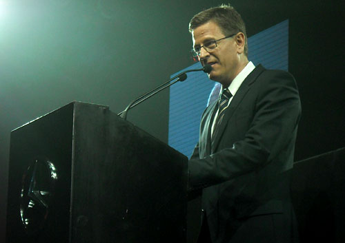 El presidente de Mercedes-Benz Argentina, Roland Zey
