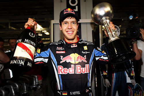 Sebastian Vettel, el campeón más joven de la Fórmula 1.