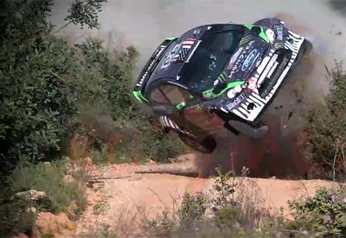 Ken Block y su accidente en el Rally de Portugal