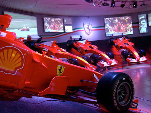 Sector F-1 en el Museo Ferrari.