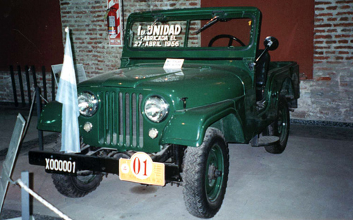 Primer Jeep IKA en el Museo de la Industria, Córdoba
