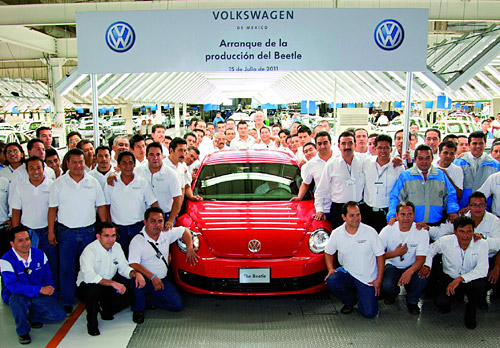 Arrancó en México la producción del nuevo Volkswagen Beetle