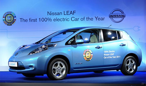 Nissan Leaf ganador del Car of the Year 2011
