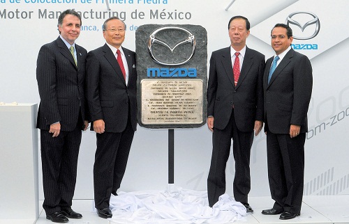 Mazda comenzó a levantar su primera planta en México