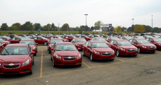 Chevrolet Cruze en la planta de Michigan.