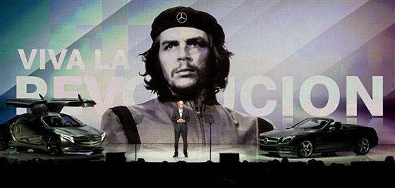 Mercedes-Benz usó la imagen del Che Guevara.
