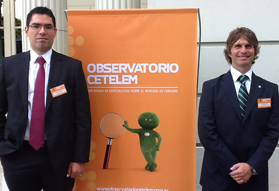 Franck Vignard-Rosez y Pablo Ardanaz Gómez en la presentación del Observatorio Cetelem.