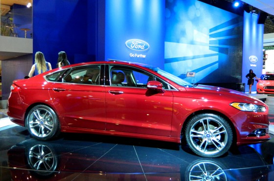 El Ford Fusion (nuestro Mondeo) en el Salón de San Pablo 2012.