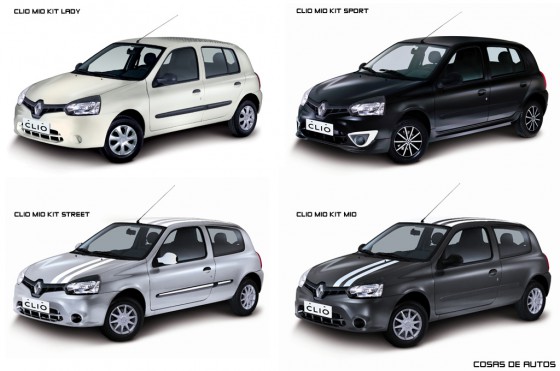 Kits de personalización del Renault Clio Mio