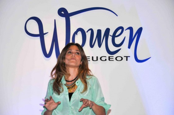 María Freytes y su monólogoen el Women by Peugeot