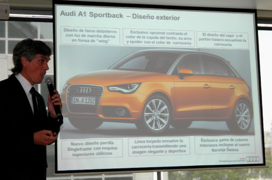 Gonzalo Cassina, responsable de marketing de Audi Argentina, habla del A1 Sportback.