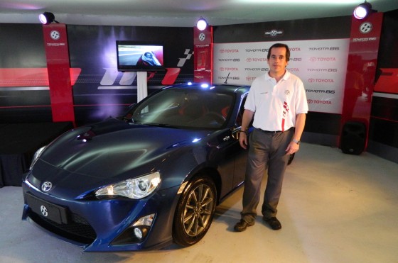 Gustavo Salinas: "Pensamos vender 300 unidades de la Toyota 86 en el primer año"
