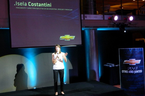 Isela Costantini, presidenta de GM Argentina, hizo referencia al Proyecto Fénix.