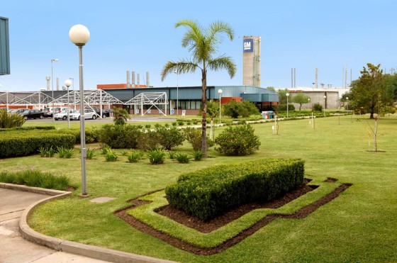 Vista de la planta de GM Argentina en General Alvear, Santa Fe