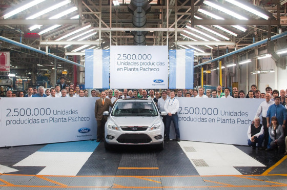 La unidad 2.5 millones fabricada por Ford en Pacheco.