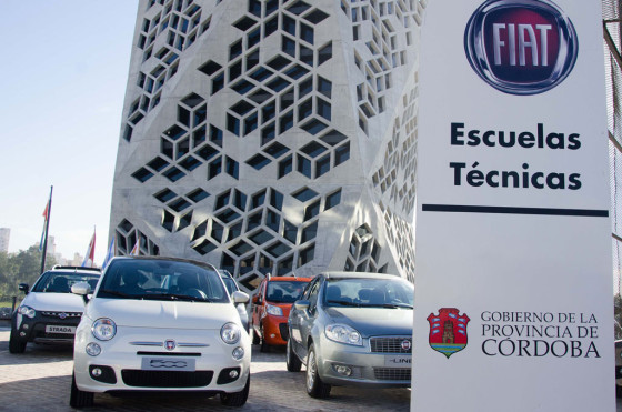 Fiat Auto Argentina donó 16 0km a escuelas técnicas de Córdoba