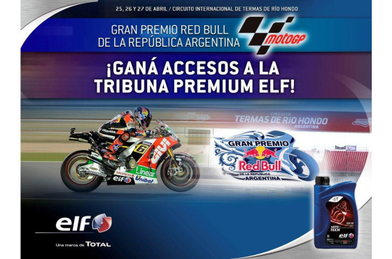 Se viene el Moto GP de Argentina y ELF sortea entradas